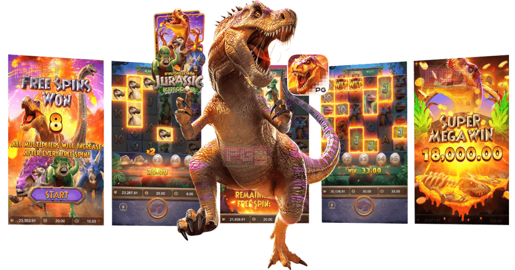 รีวิวสล็อต JURASSIC KINGDOM